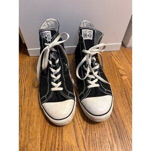 Converse One Star Black High Top Sneakers Mens Size 11Canvas